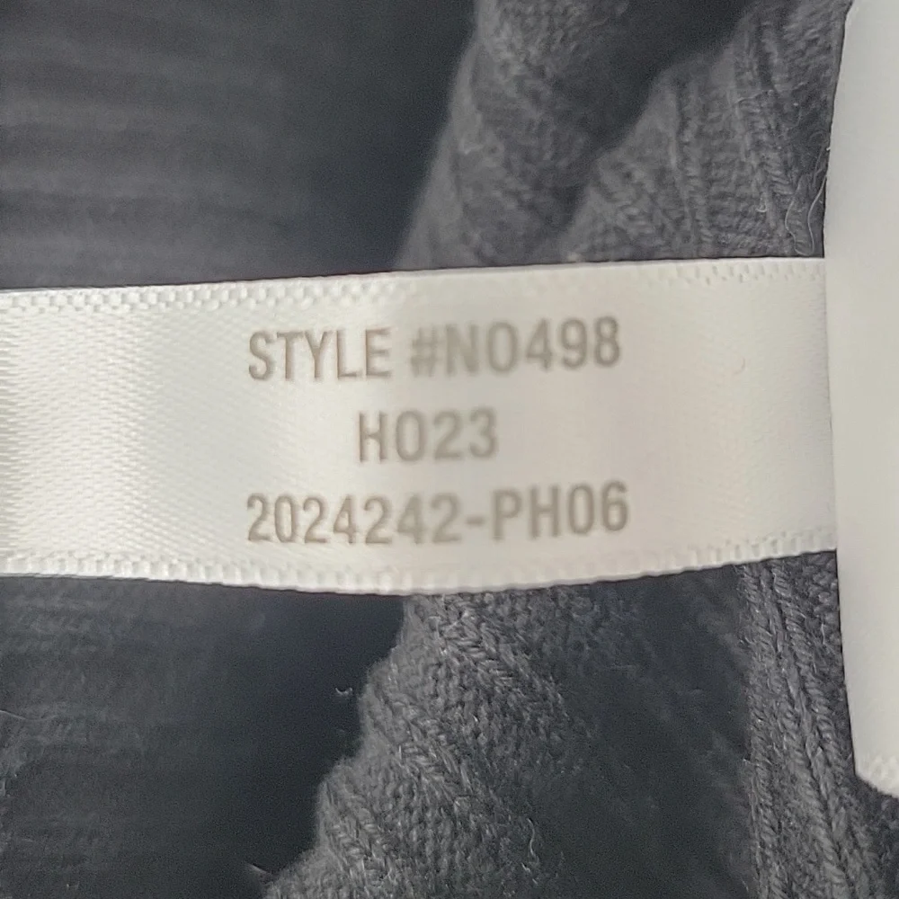 Madewell Off-Shoulder Long-Sleeve Top in True Black size XXS NWT NO498 - Picture 10 of 12